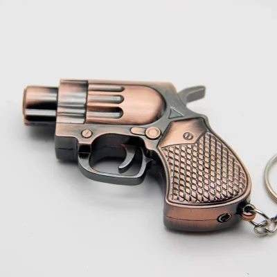 Gun Key Chain Lighter