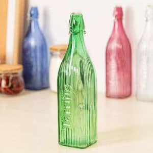 1L Highly airtight glass water bottle