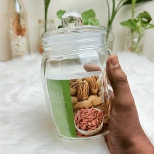 ১০০০এমএল এয়ারটাইডি কাচের জার