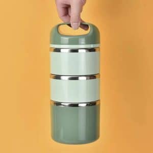 Tedemei 3.5 layers 1.43L Stainless Steel Bowl Lunch Box Copy