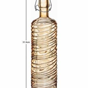 1Littre glass jar colorful