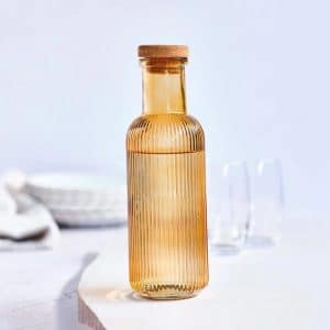 Colorful Glass Water Bottle - 1 LitrLitre