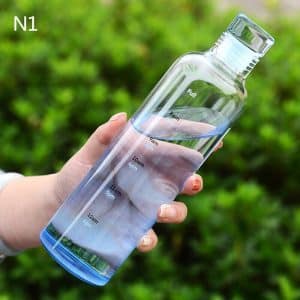 Glass water bottle 500 Ml Transparent Water Bottle