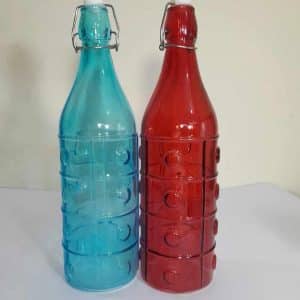 1 litre water bottle 2pcs colorful