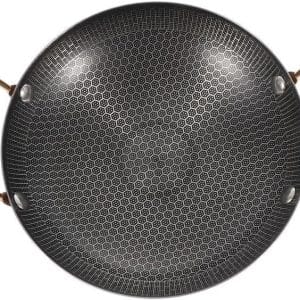 11"Stainless Steel Cooking Pots Ear Seafood Pot Fondue Ramen Noodles Pan Thicken Wok Pan Kitchen Cookware