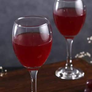 Wedding Restaurant Custom Decor Long Stem Glassware Crystal Wine Glasses Set 6 pcs