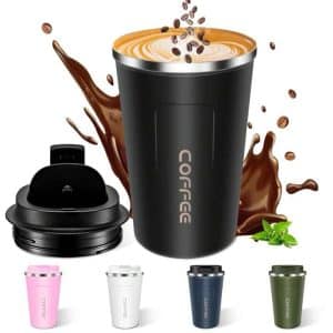 Stainless Steel Water Bottle, 510ml/ Large Capacity, Outdoor Portable Insulated Coffee Cup Suitable For Coffee, Tea, Juice, Milk 1pcs