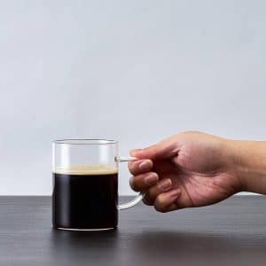 450 ML Microwave Safe Borosilicate Glass Tea Coffee  Large Mugs