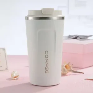 510ml Stainless Steel Coffee Cup - Leak-Proof Thermos Mug