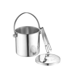 Stainless Steel Ice Bucket with Double Wire Handle – 2LIB
