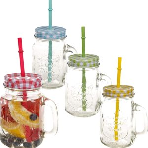 500ml juce mug with lid and strow 1pcs