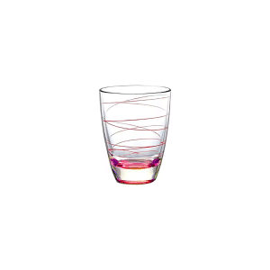 Borgonovo Short Tumbler – Red 270ml (Set of 6) – Model 092604271RS