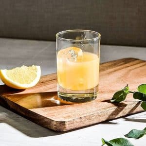 Ocean San Marino Juice Glasses – 200 ml Embossed Clear Glass Set (6 Pcs)