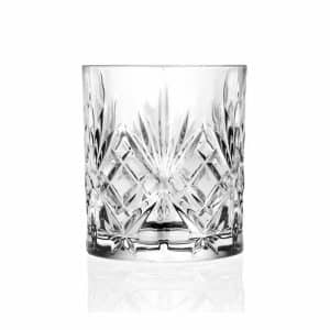 RCR Melodia Crystal Double Old Fashioned Tumblers – 320 ml Lead‑Free Set (6 Pcs)