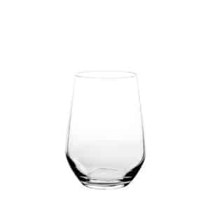 Ocean Lexington Highball Tumblers – 370 ml Textured Clear Glass Set (6 Pcs)
