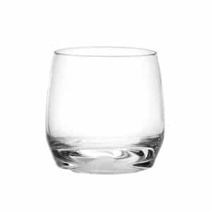 Ocean Cuba Rock Glass Tumblers – 300 ml Textured Clear Glass Set (6 Pcs)