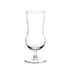 Ocean Hurricane Tumbler Glasses – 400 ml Textured Clear Glass Set (6 Pcs)