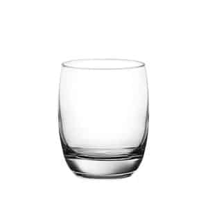 Ocean Ivory Rock Glasses – 300 ml Clear Glass Set with Ivory Tint (6 Pcs)