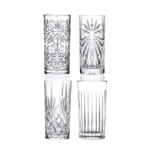RCR Mixology Crystal High‑Ball Tumblers – 600 ml Lead‑Free Crystal Set (6 Pcs)