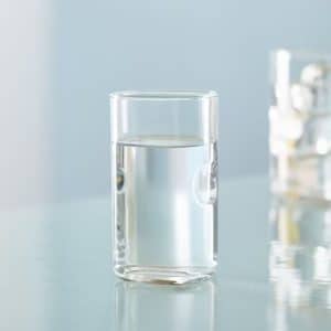 Ocean Unity Tumblers – 290 ml Clear Glass Set (6 Pcs)